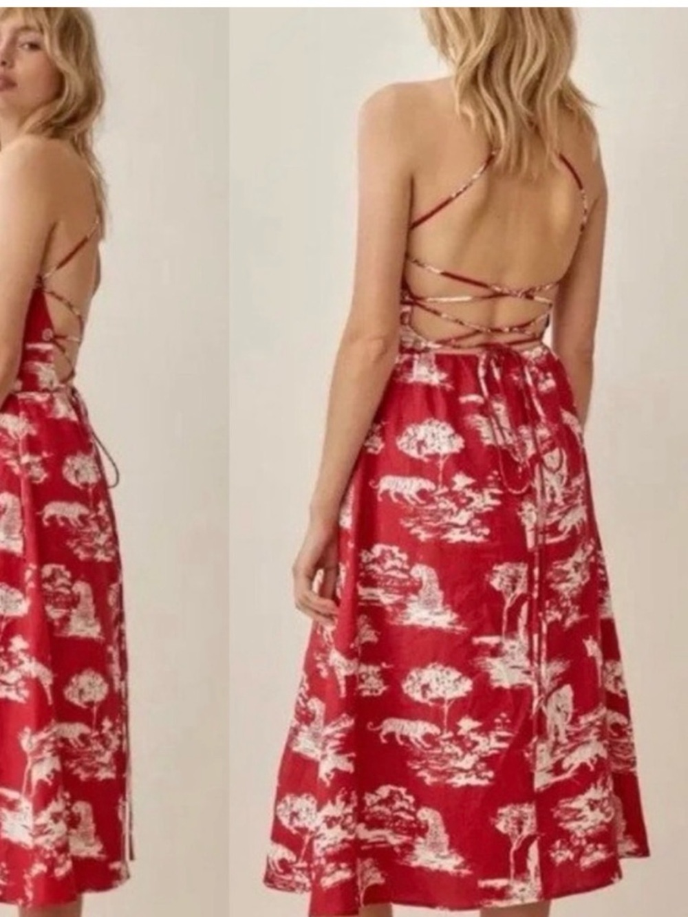 NWT Reformation Pepper Dress Wildlife Size 6